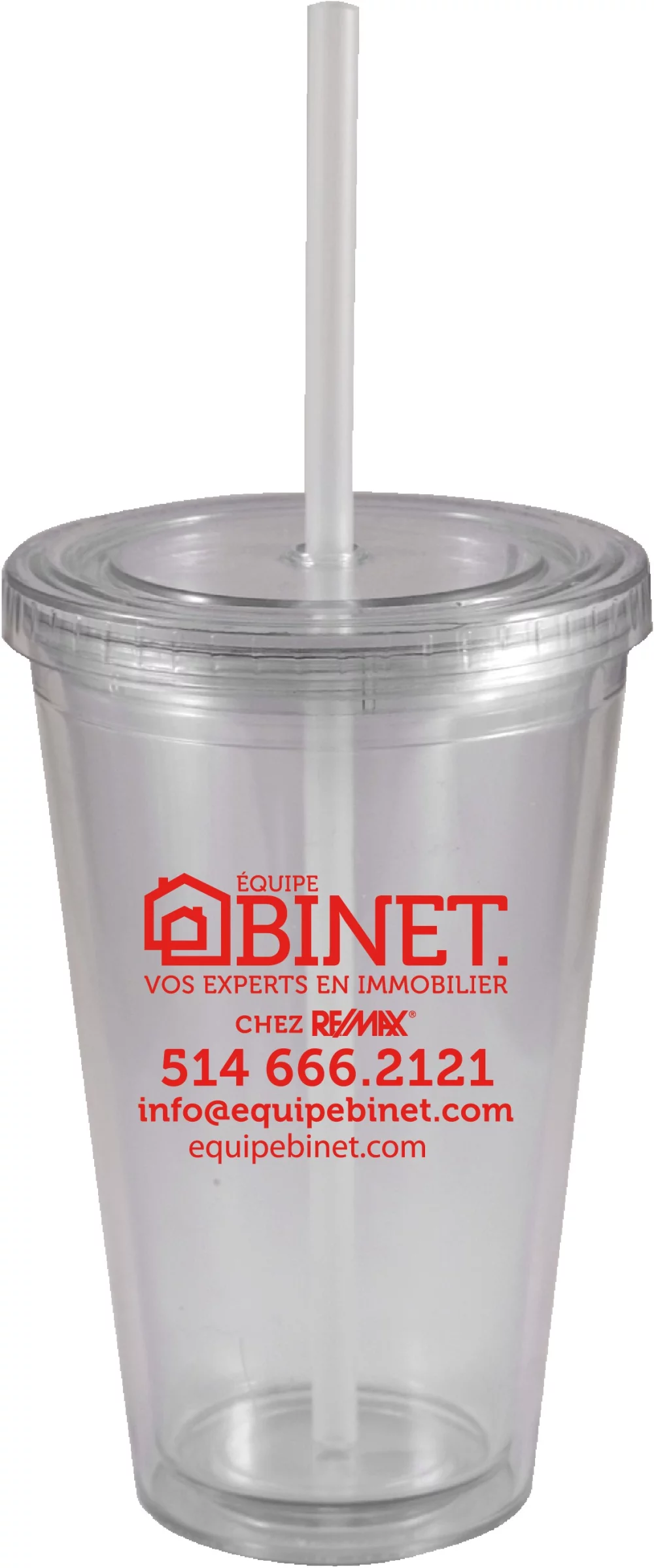 Gobelet acrylique double paroi Journey de 16 oz.