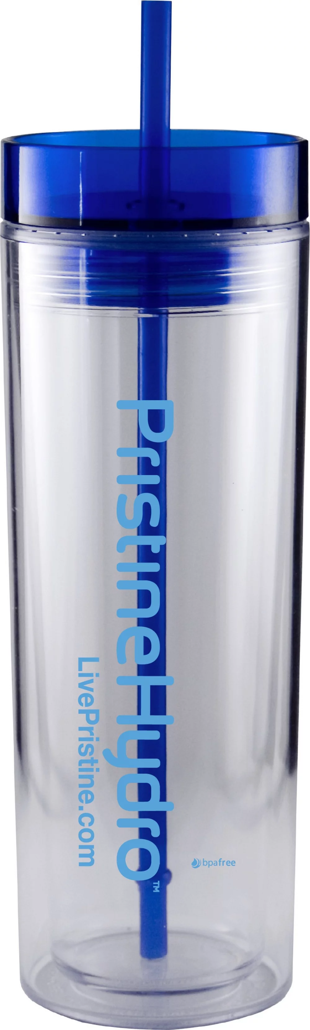 16 Oz. Breeze Single Wall Tumbler w/Lid & Straw