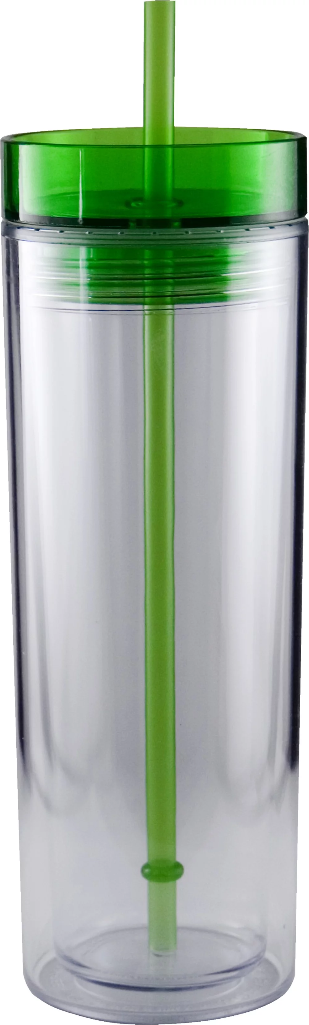 Gobelet Breeze à paroi simple de 16 oz avec couvercle et paille