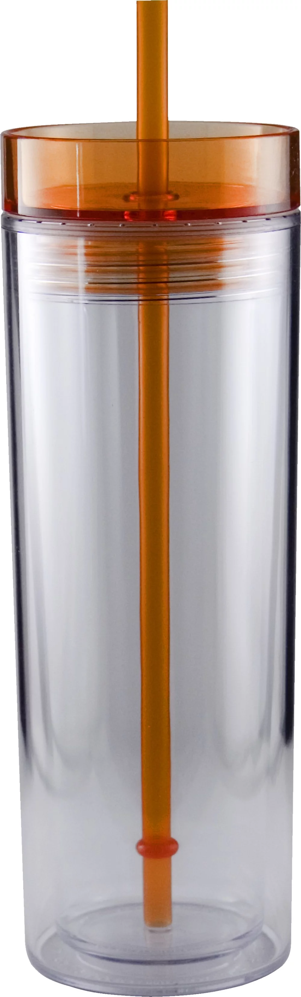 Gobelet Breeze à paroi simple de 16 oz avec couvercle et paille