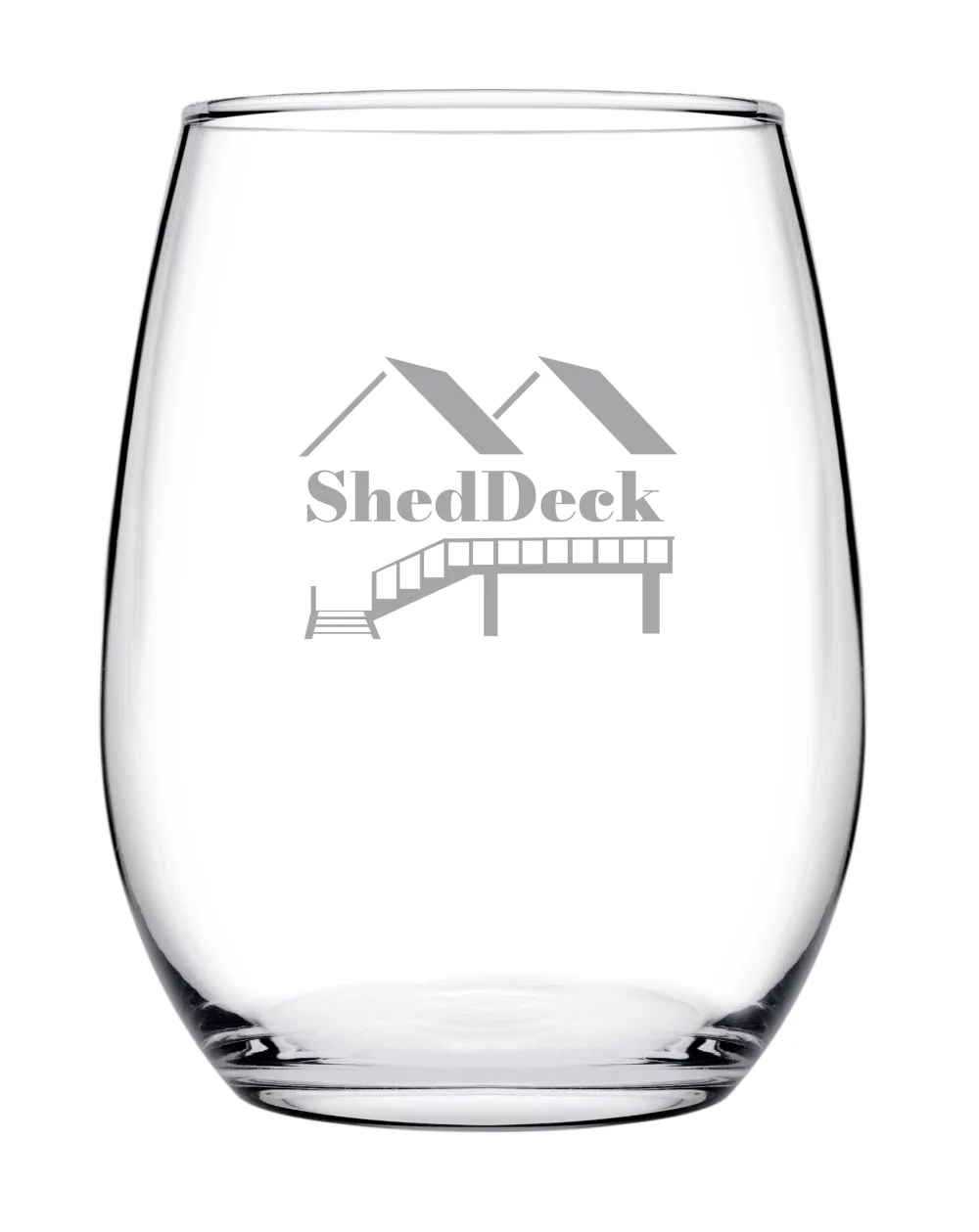 Verre à vin rouge sans pied en ambre de 19,25 oz.