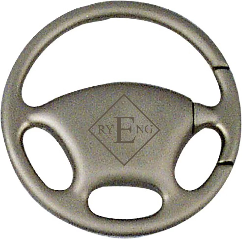 Étiquette de clé en métal