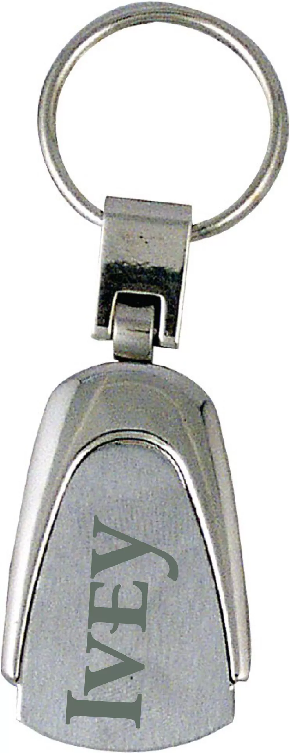 Étiquette de clé en métal