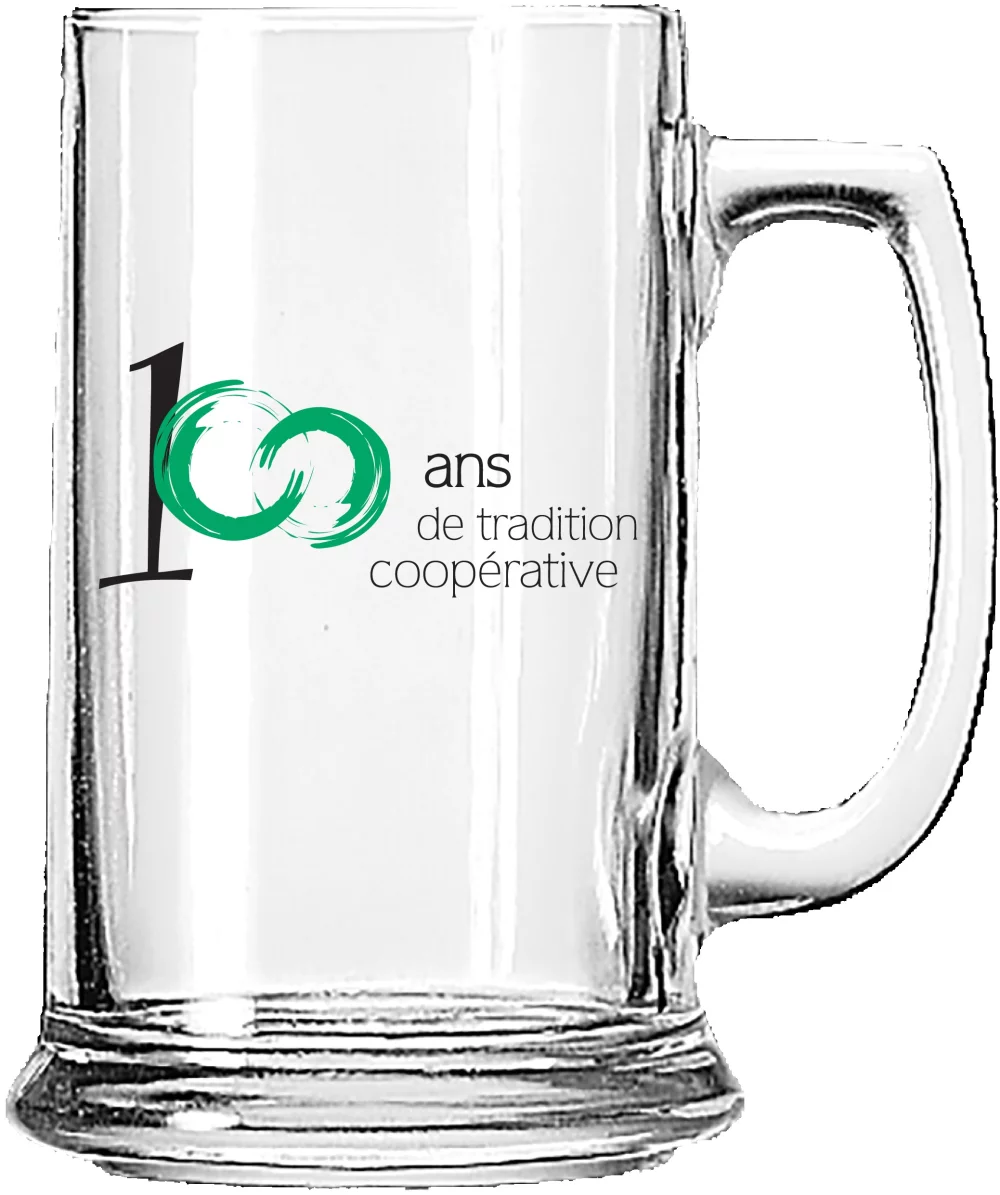 Chope à bière avec anse de 15 oz.