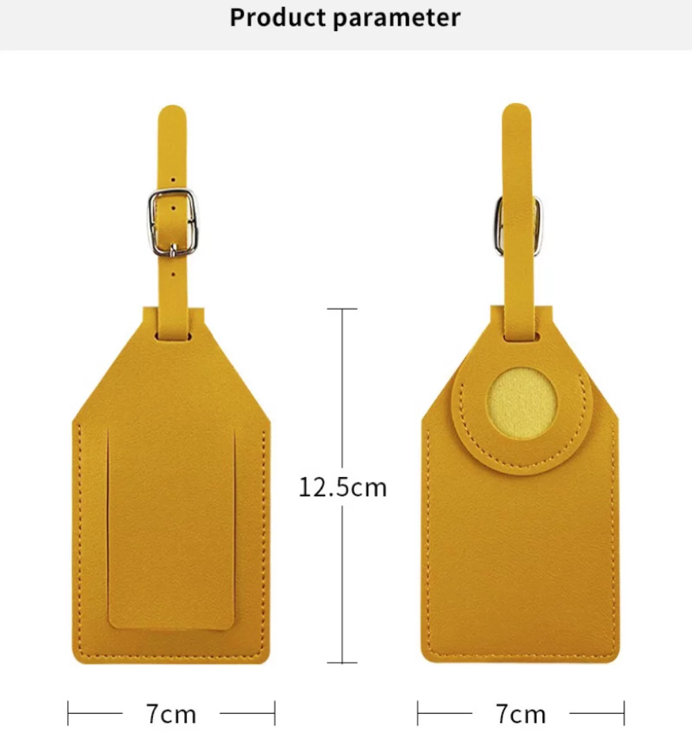 ÉTIQUETTE DE BAGAGE avec support pour AirTag