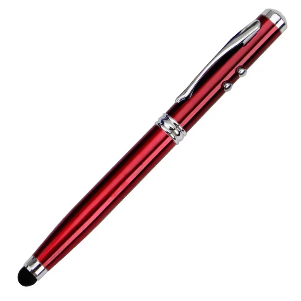 Pointeur laser stylo 4-en-1/LED/Stylo tactile