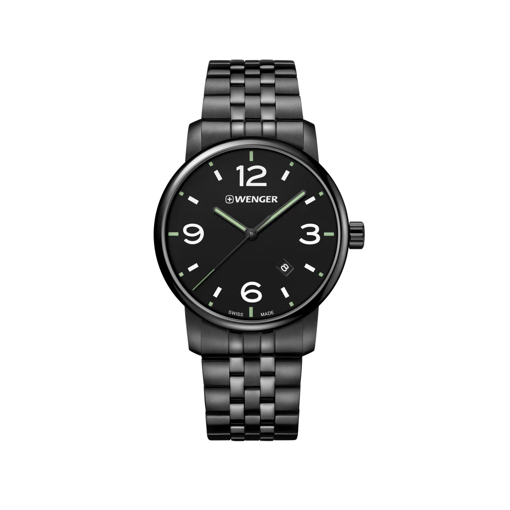 Metropolitan Black Dial Stainless Steel Watch
