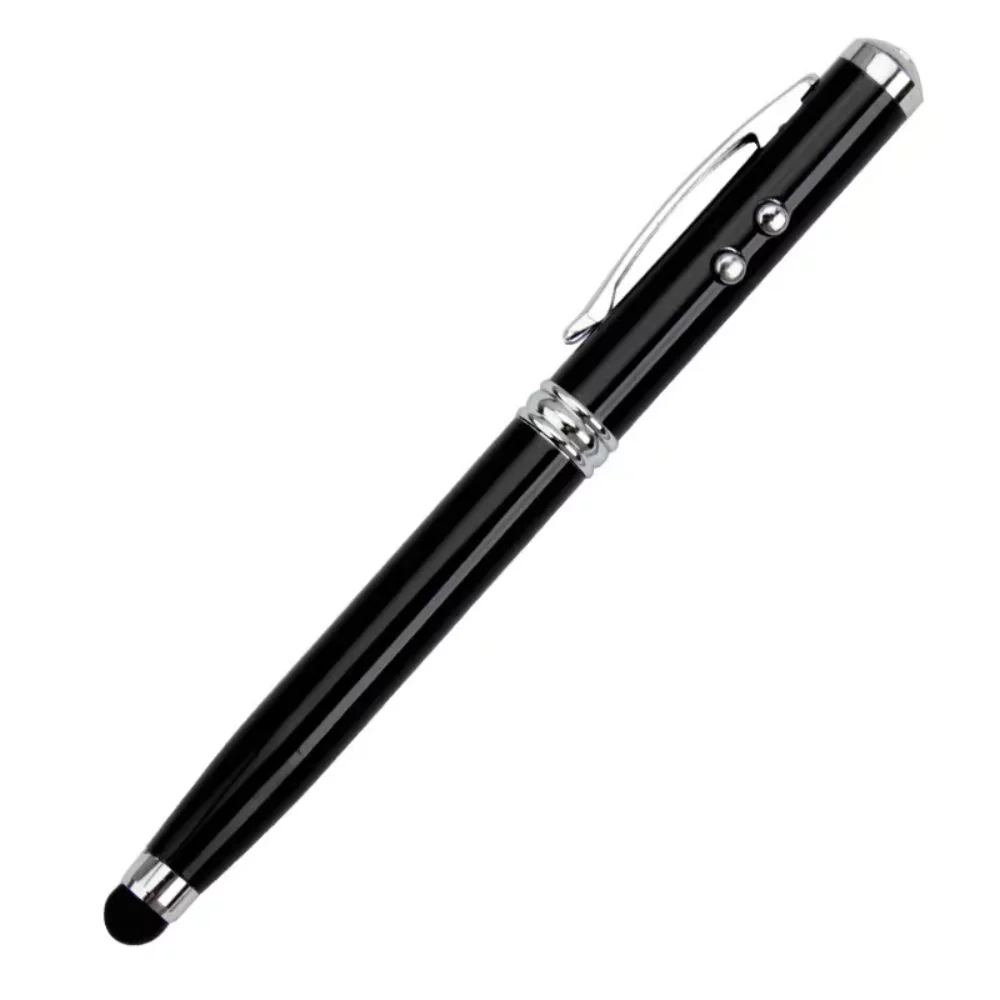 Pointeur laser stylo 4-en-1/LED/Stylo tactile