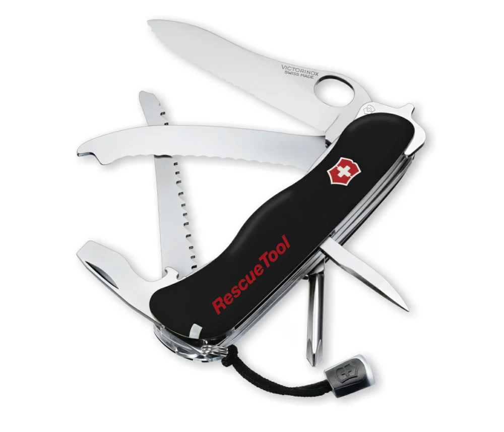 Rescue Tool Black Swiss Army® Knife