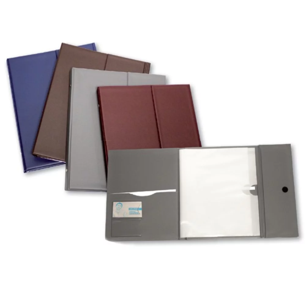 Porte-documents à trois volets de 10" x 12"