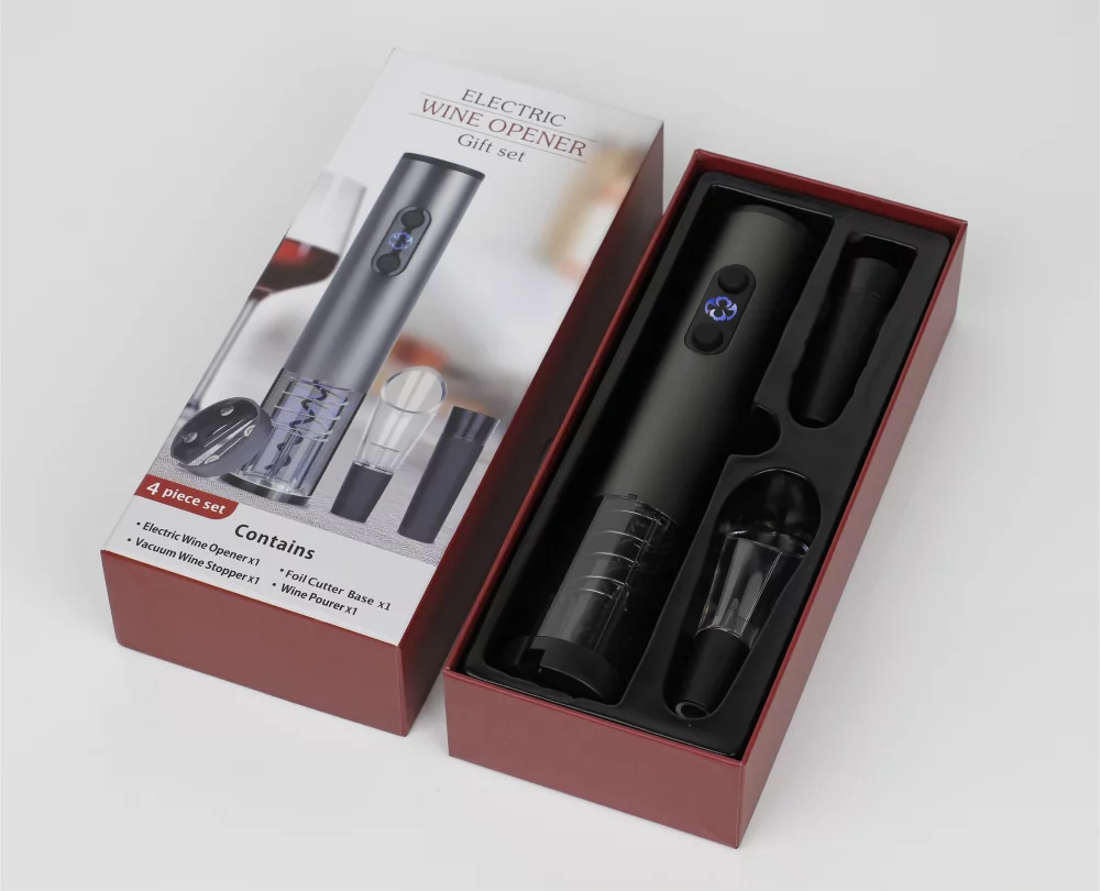 Ensemble-cadeau ouvre-bouteille de vin