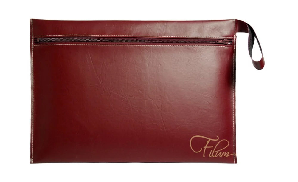 Mallette distinctive en cuir synthétique 11" x 17"