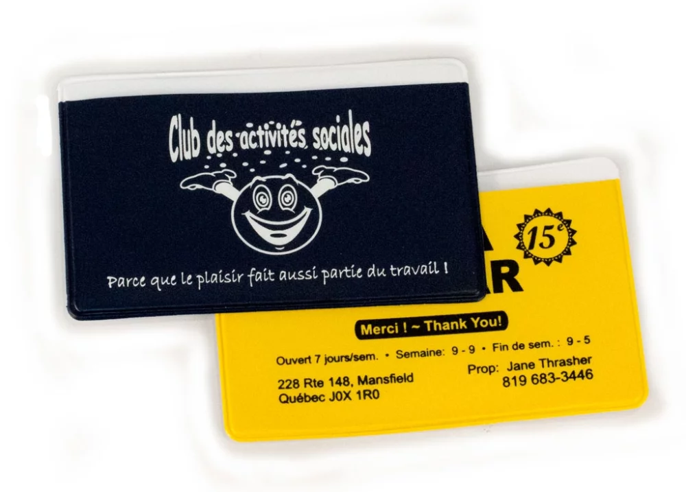 Suede Vinyl ATM Card Holder