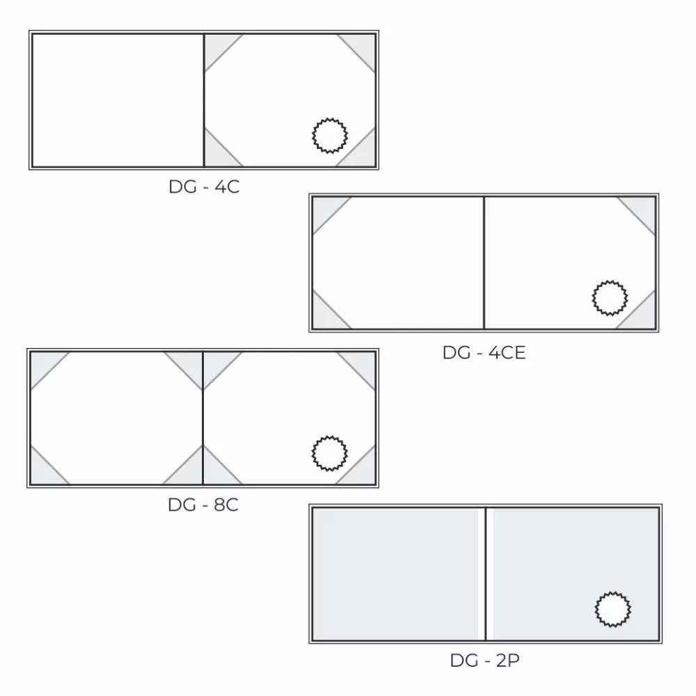 8 ½" x 11" Deluxe Leatherette Diploma Holder