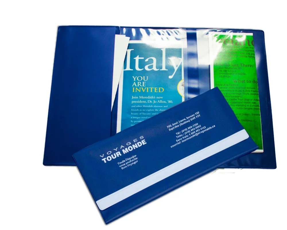 Porte-garantie à 3 volets de 4 ¾" x 9 ¾"