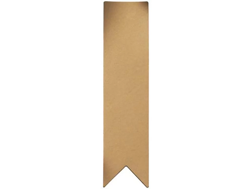 Marque-pages en cuir nubuck en queue d'aronde (1 3/4"x7 3/8")