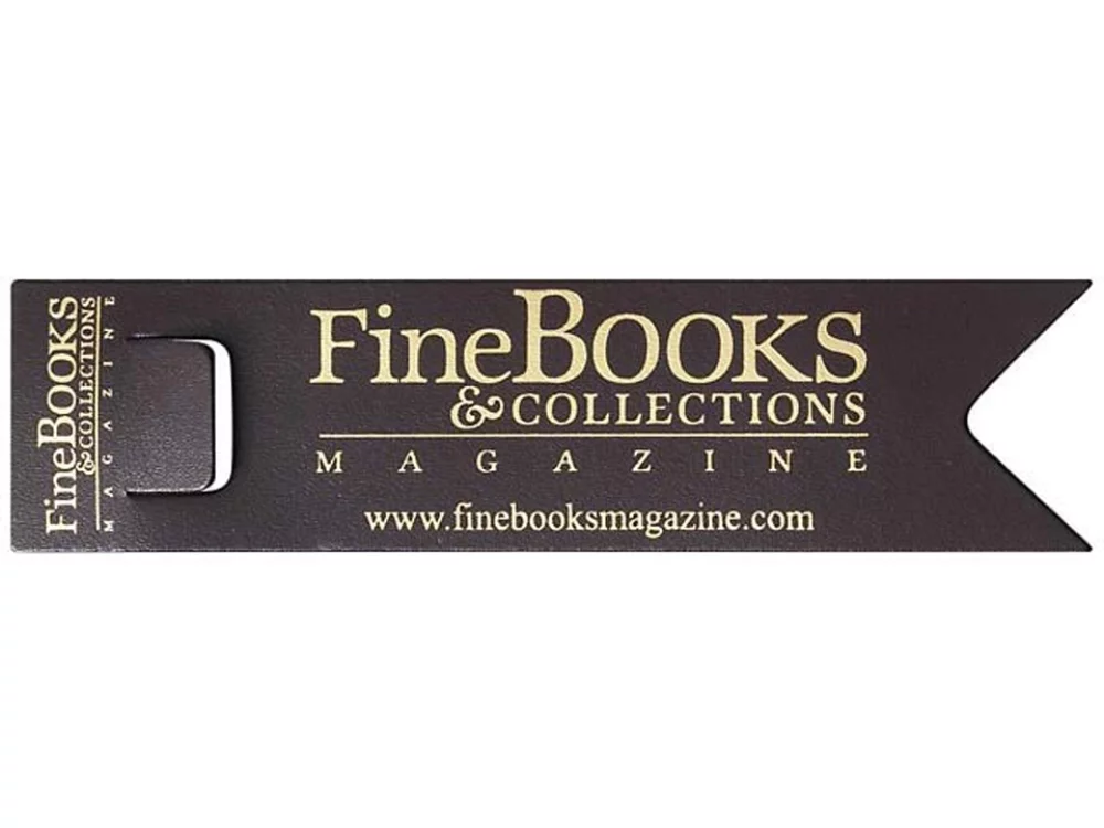 Bonded Leather Dovetail Bottom Bookmark (1 11/16"x6 3/4")