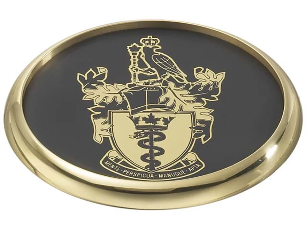 Solid Brass Round Coasters