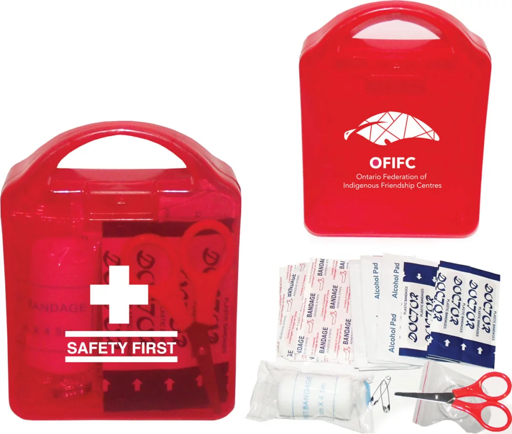 Mini trousse de premiers secours de voyage sécuritaire