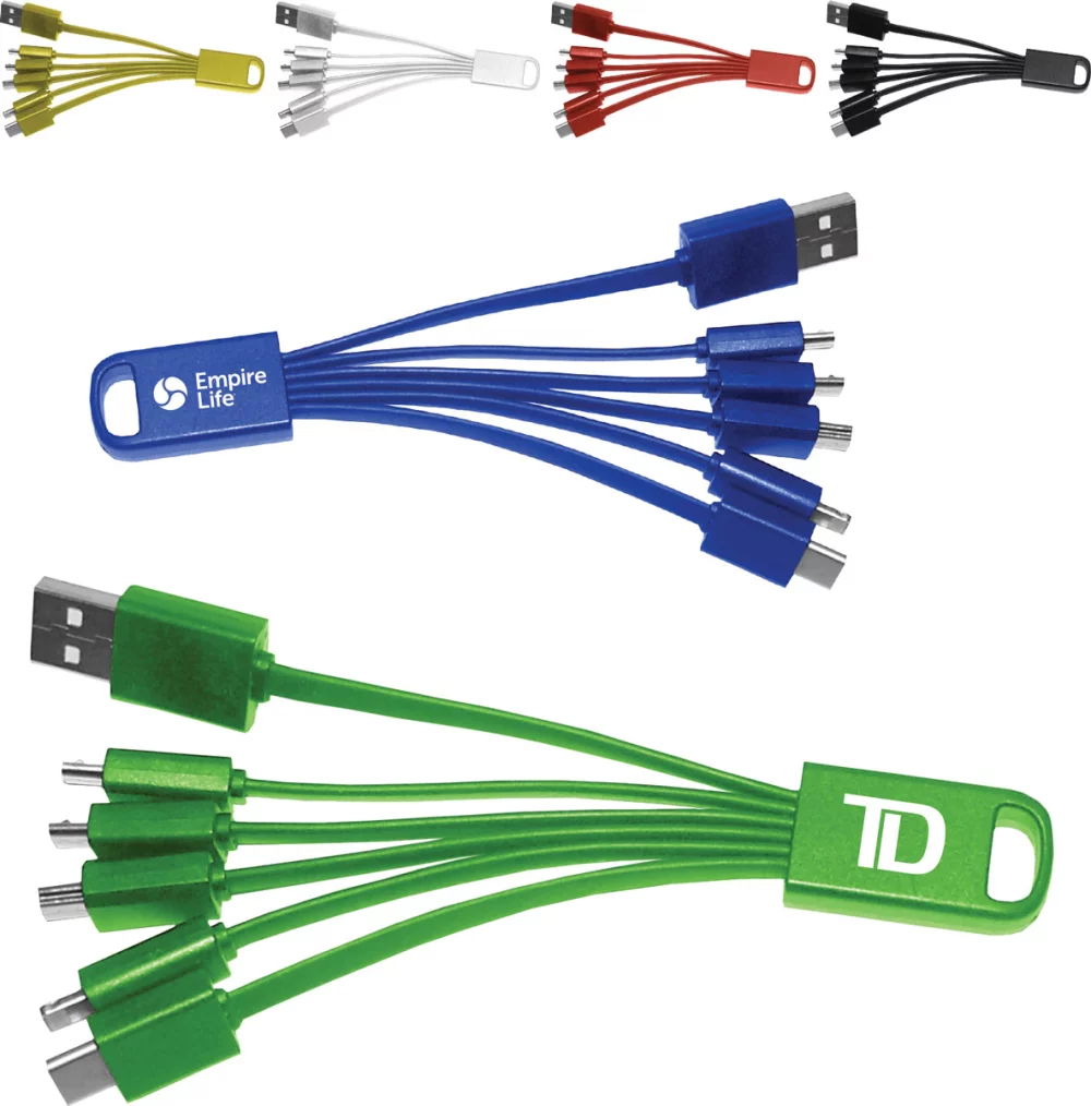 Câble de charge USB multiple 6-en-1