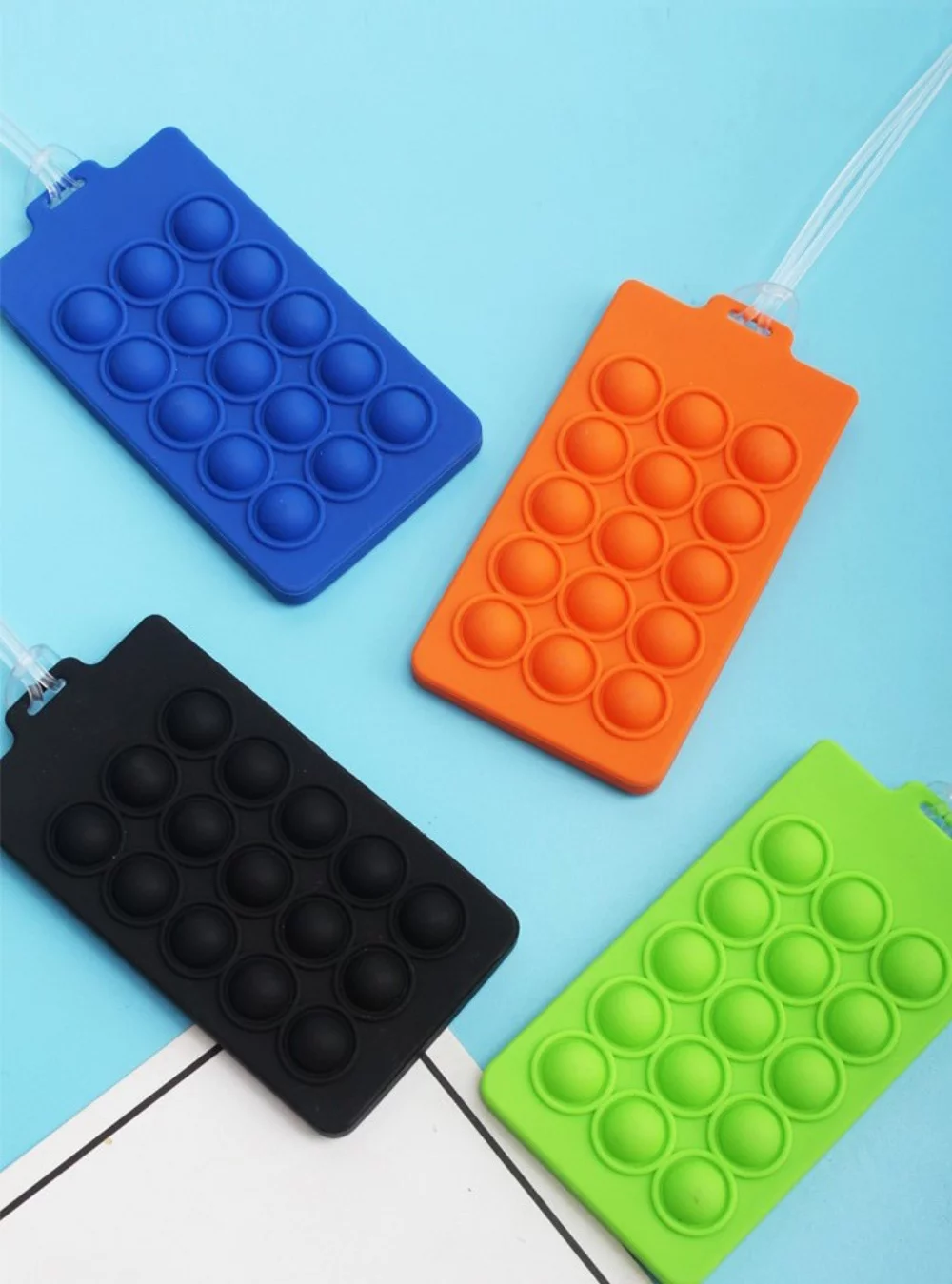 ÉTIQUETTE DE BAGAGE AVEC DÉTENDEUR POPPER