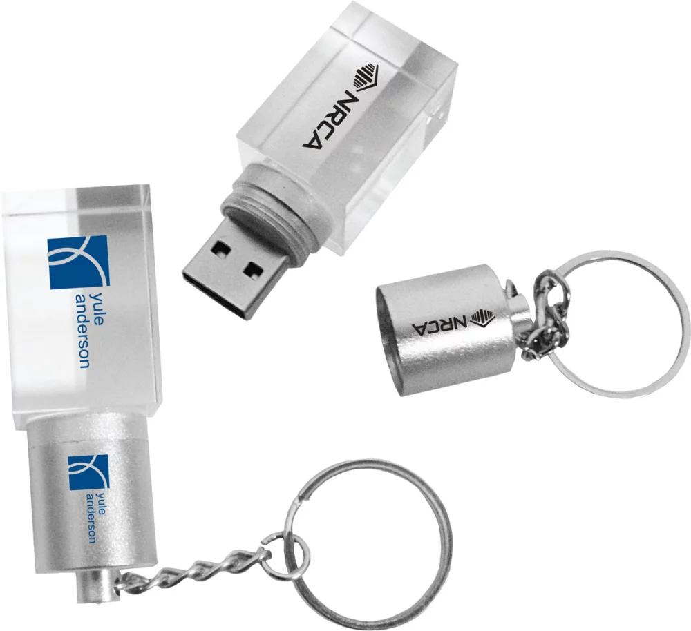 Key Holder Crystal USB Flash Drive (1GB)