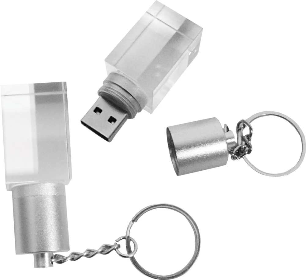 Porte-clés Cristal Clé USB (1 Go)