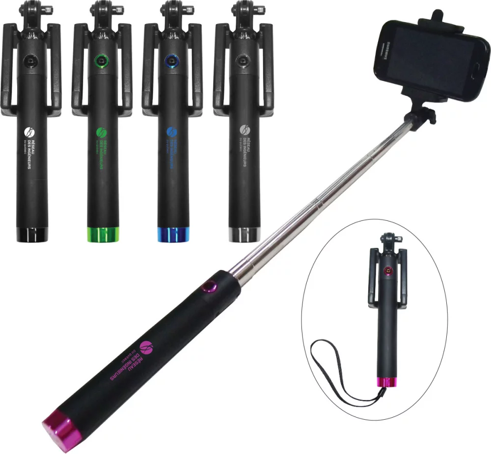 Perche à selfie Bluetooth pliable