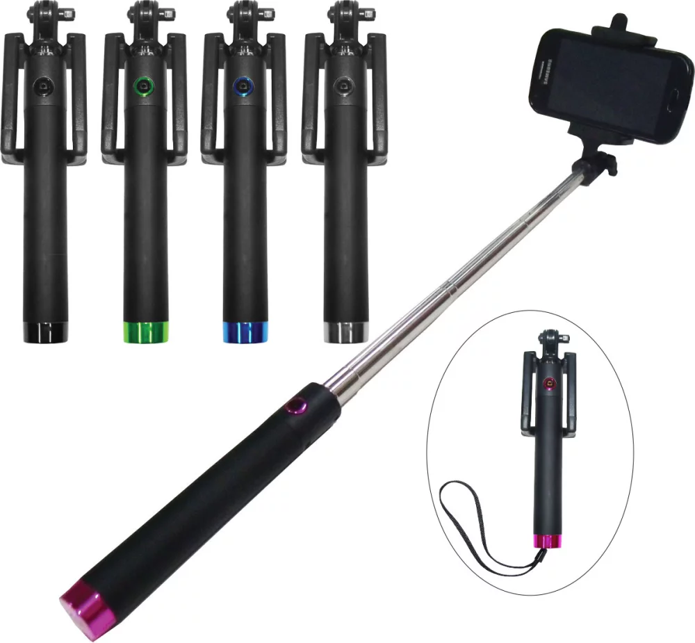 Perche à selfie Bluetooth pliable