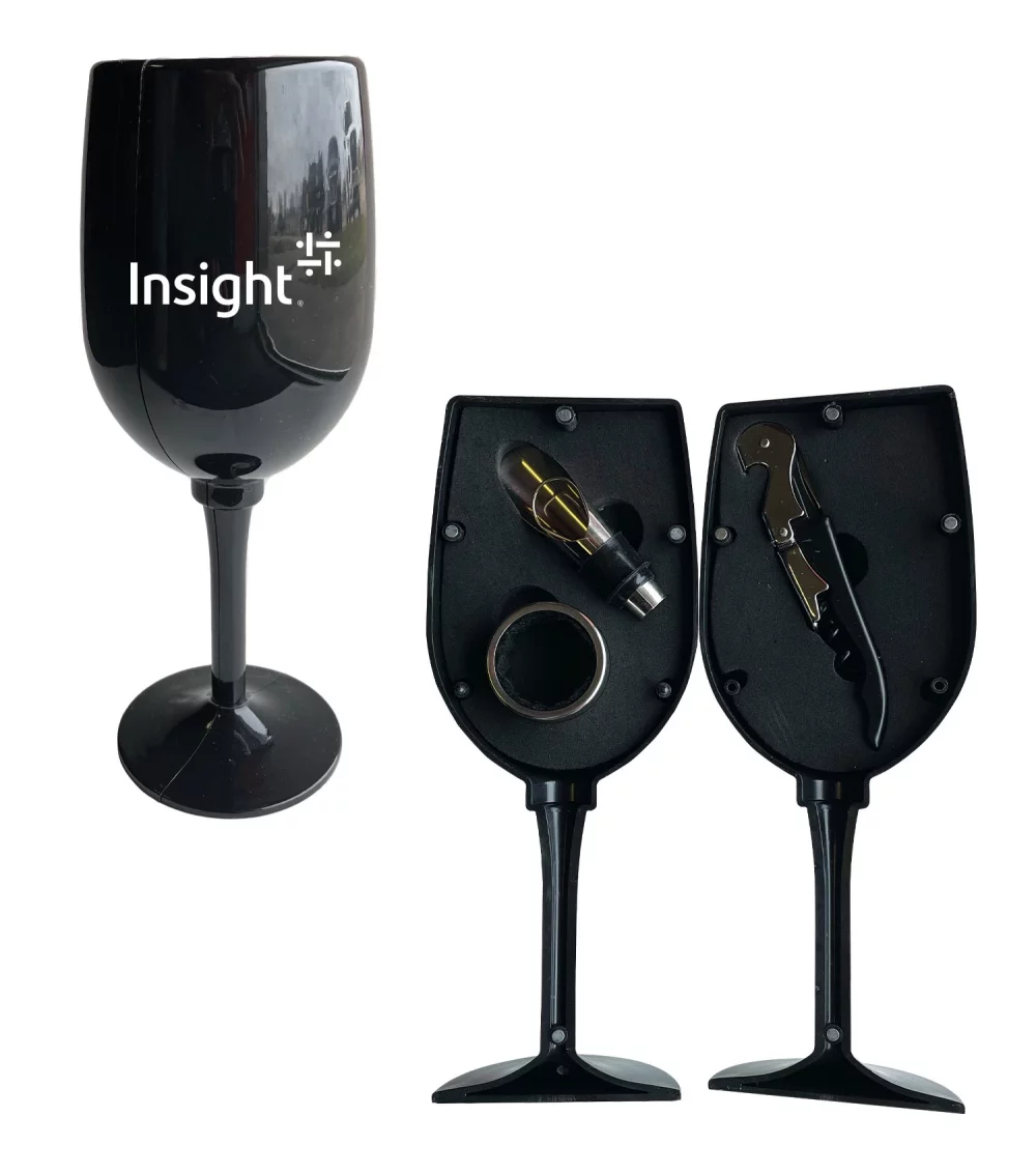 Ensemble cadeau de verres à vin