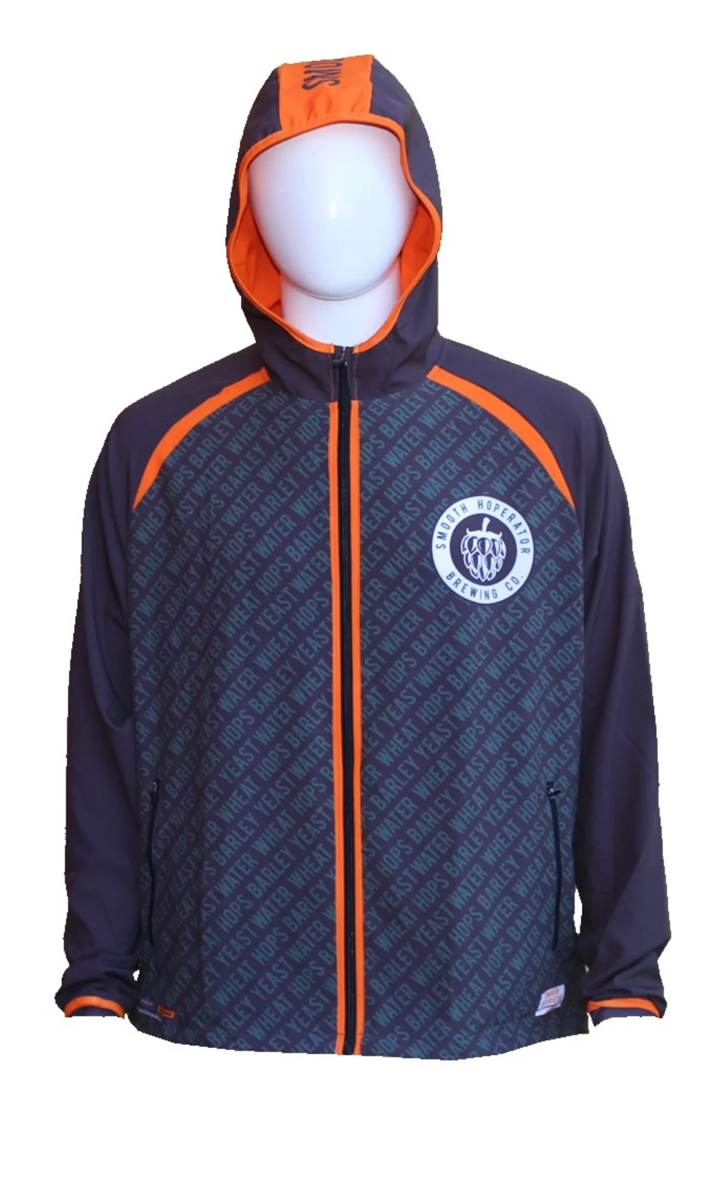Veste à capuche en tissu tissé ventilé - Doublure en maille légère Flex 4
