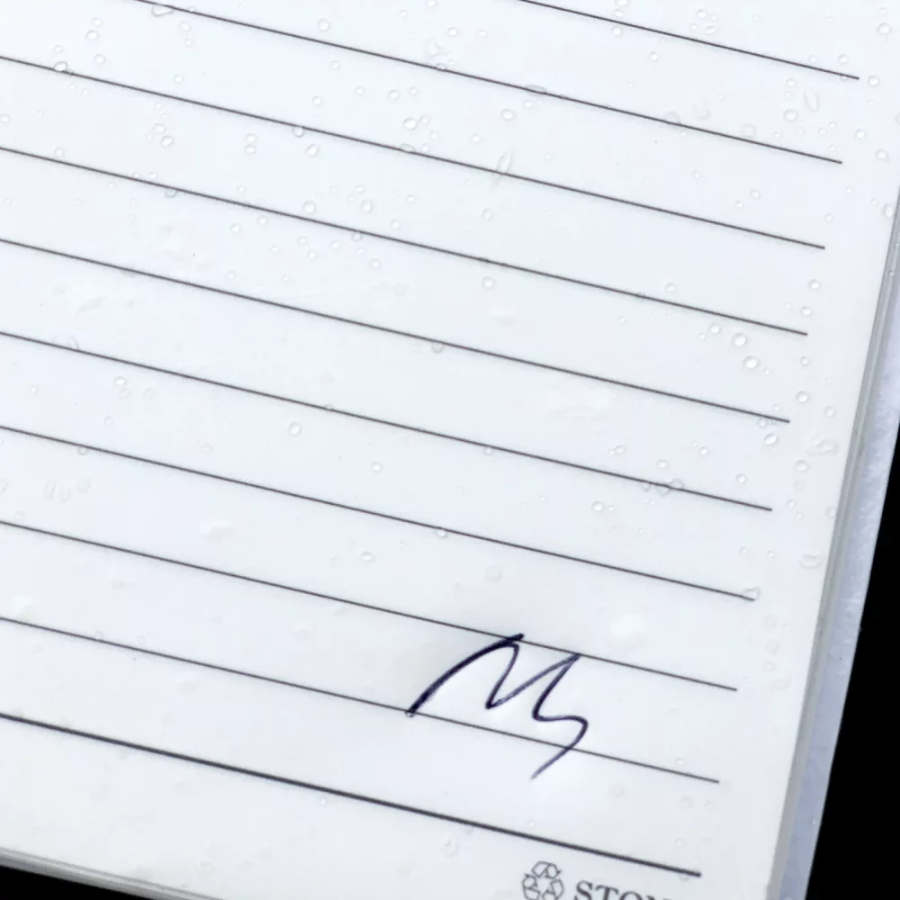 Cahier en papier de pierre