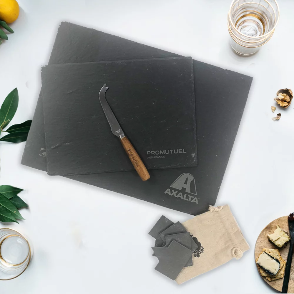 Slate Cheese Serving Gift Set