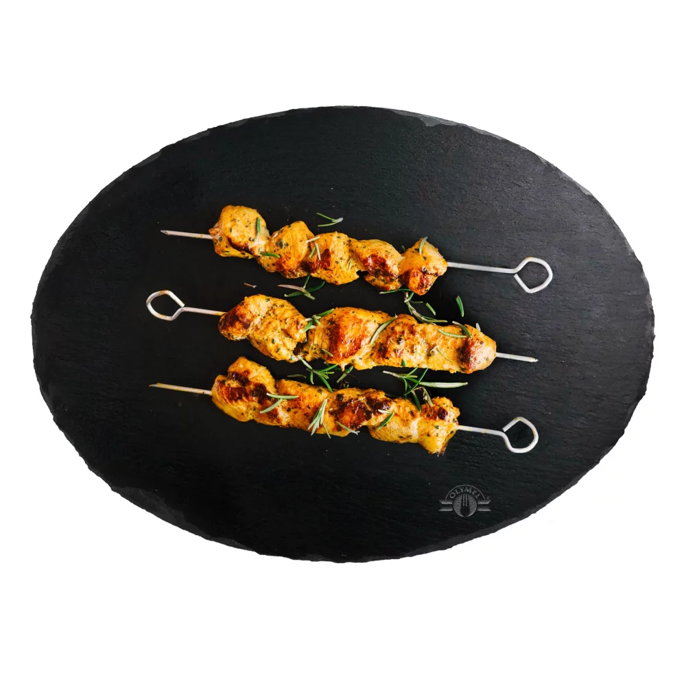 Planche de service ovale en ardoise