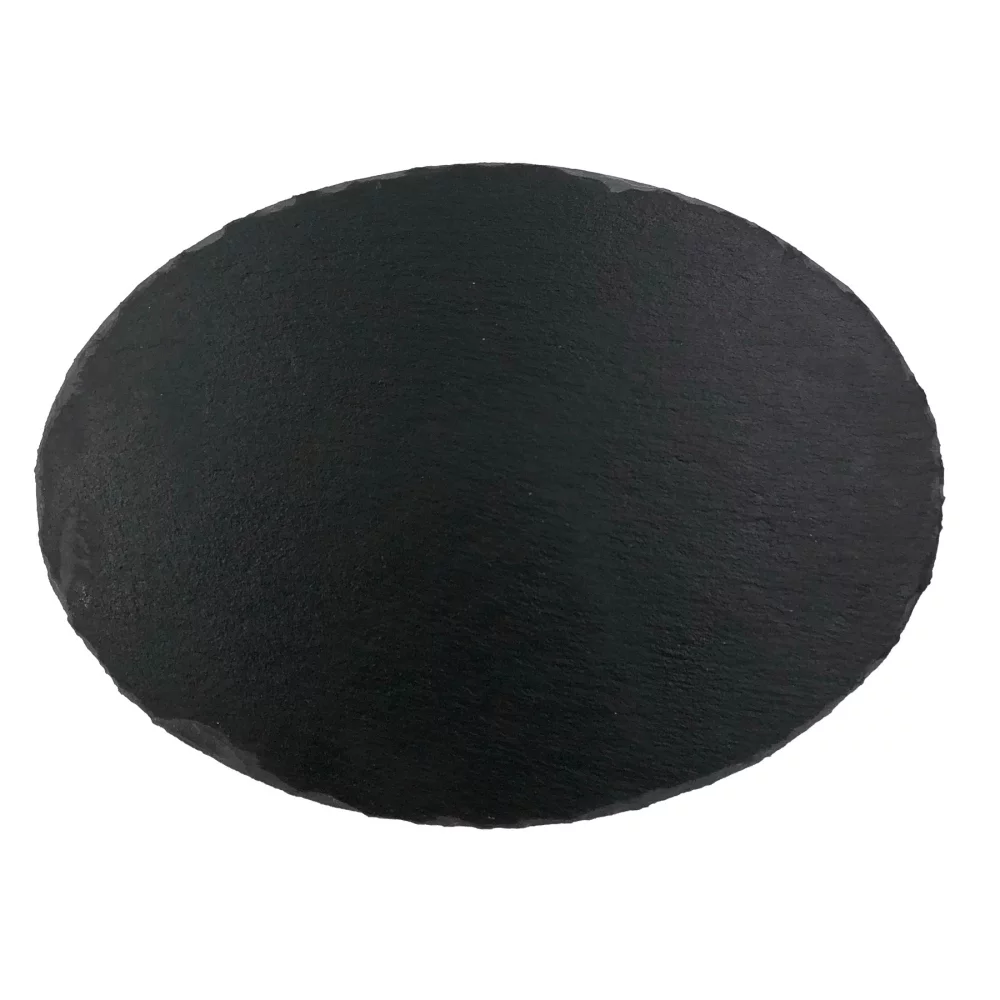 Planche de service ovale en ardoise