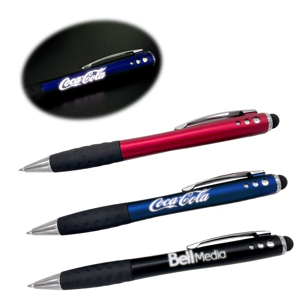 Stylo à stylet lumineux à LED