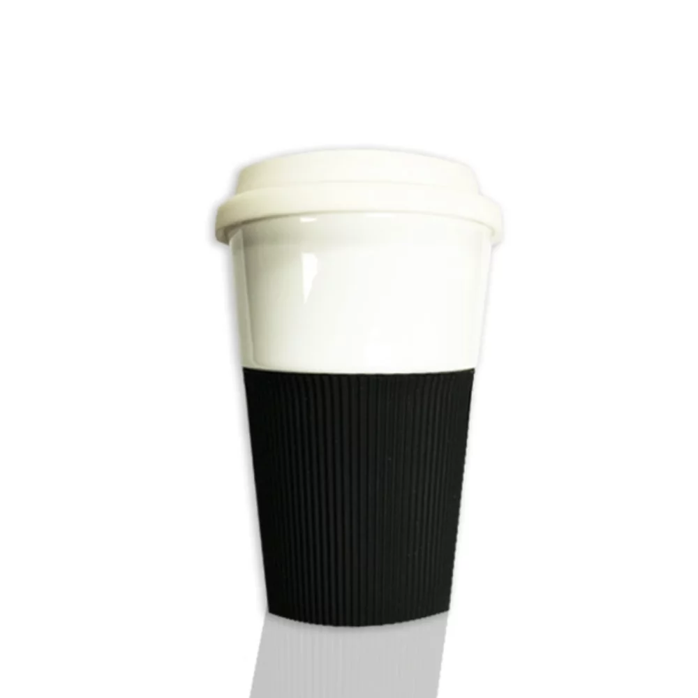 13 Oz. Black Madison Travel Mug Wrap