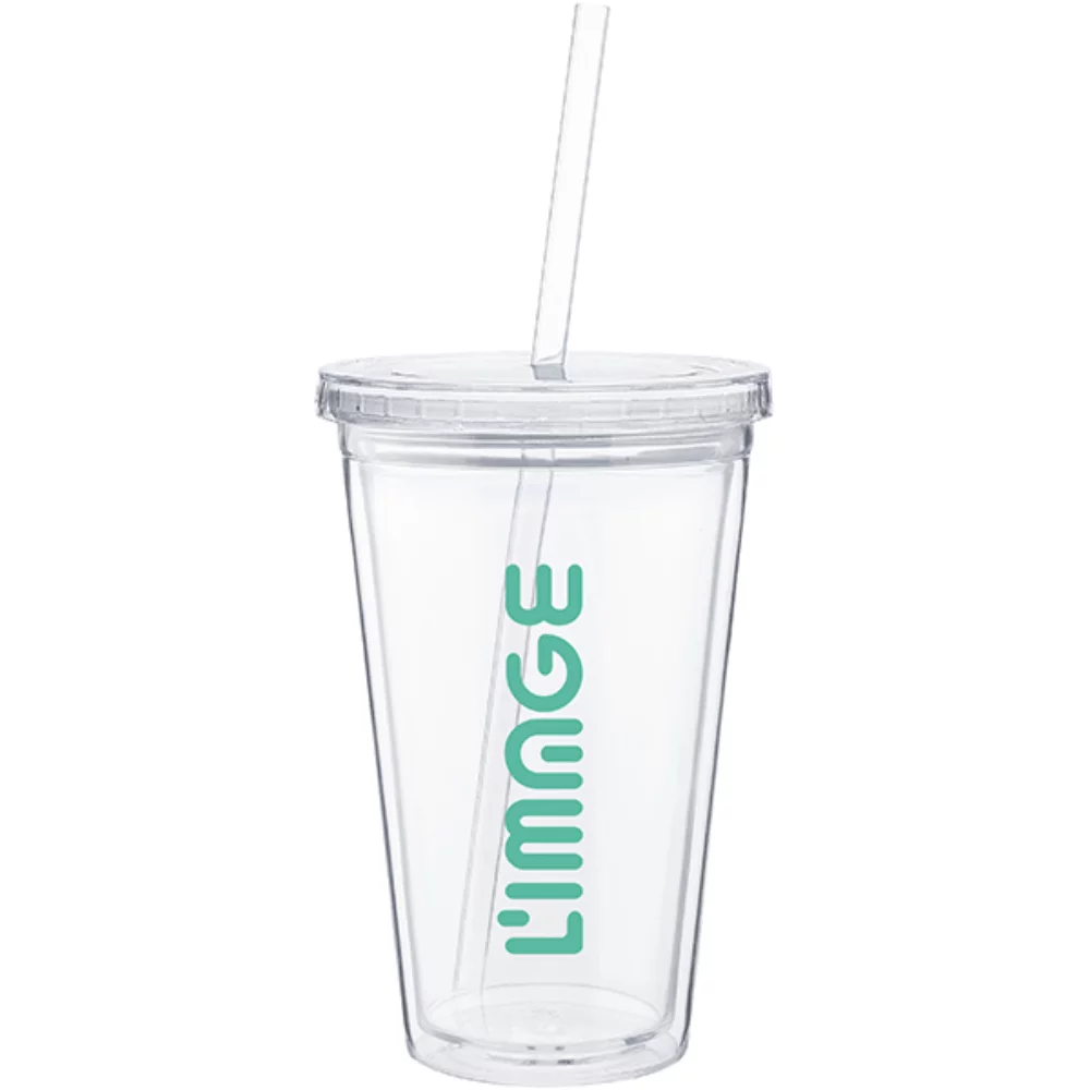 Tumbler à spiritueux de 16 oz (transparent)