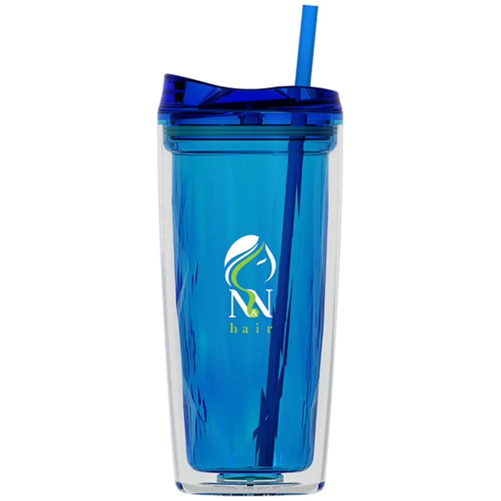 16oz Geo Tumbler (Blue)