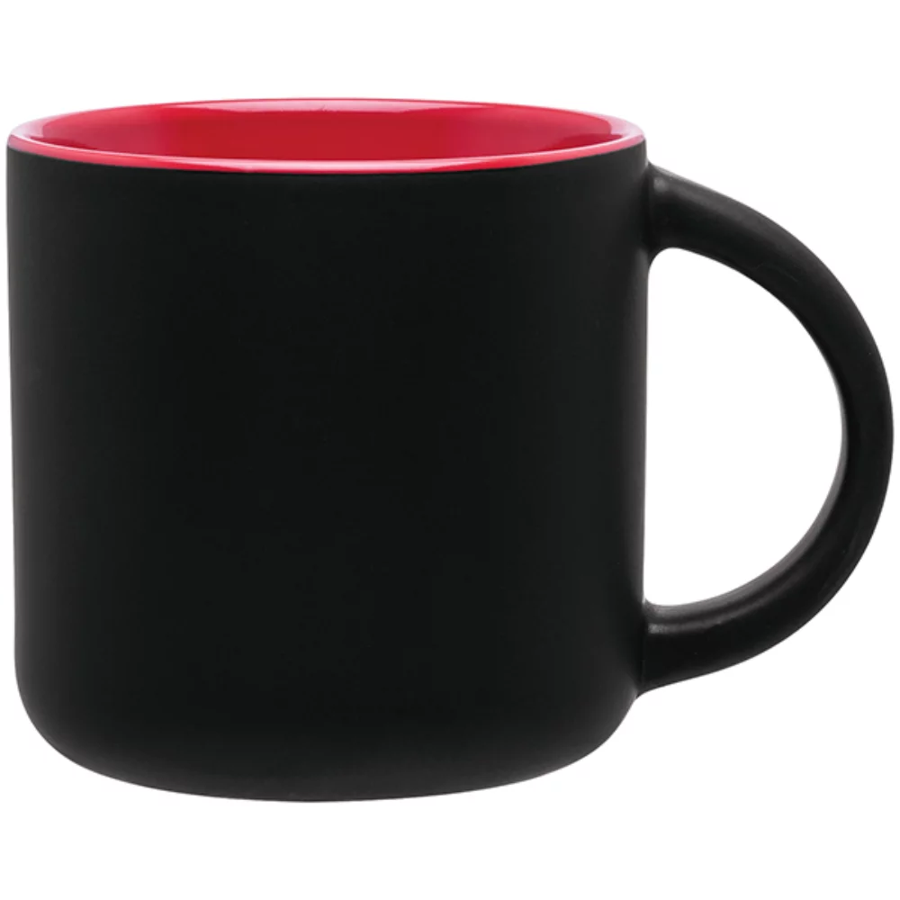14oz Minolo Mug (Matte Black & Red)