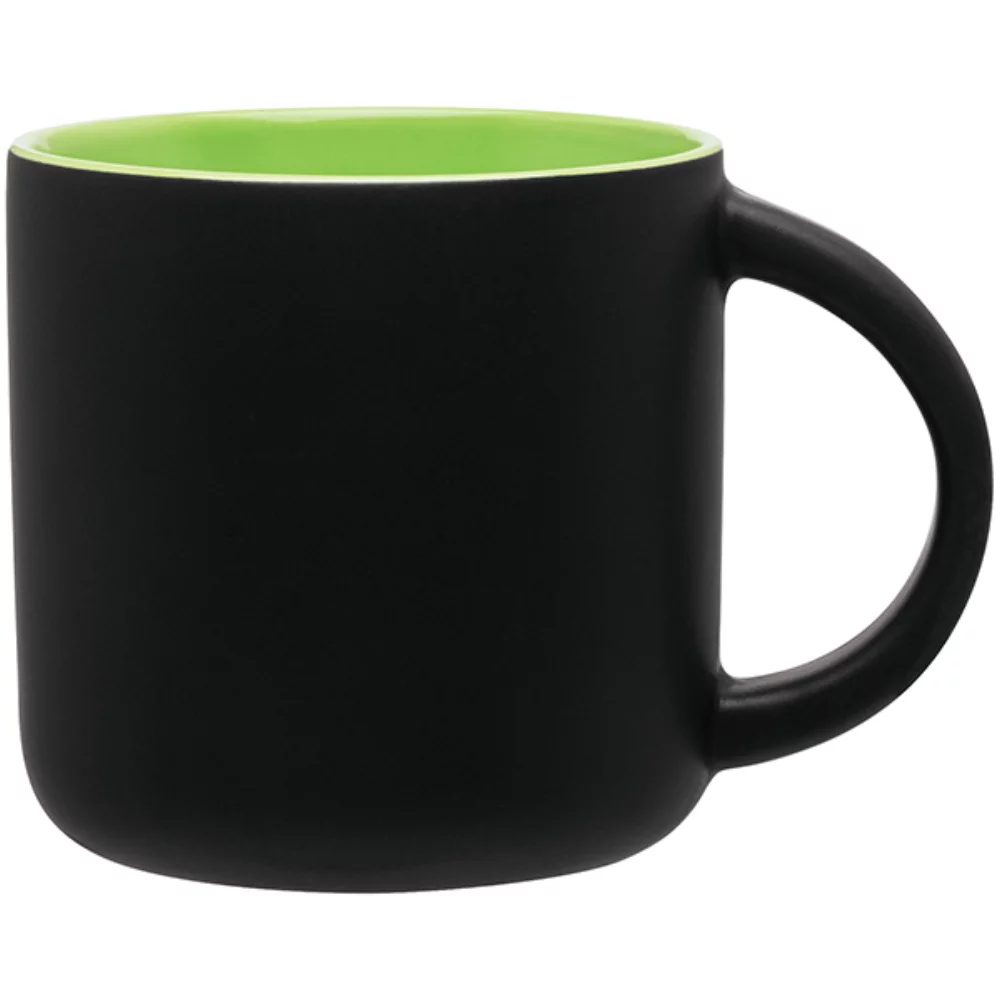 14oz Minolo Mug (Matte Black & Lime)