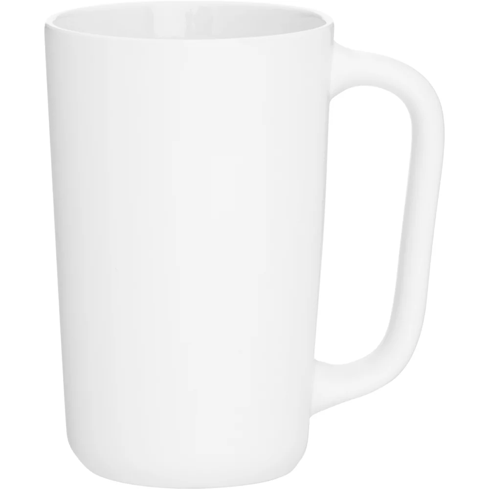 Tasse à rebord de 14 oz (blanche)