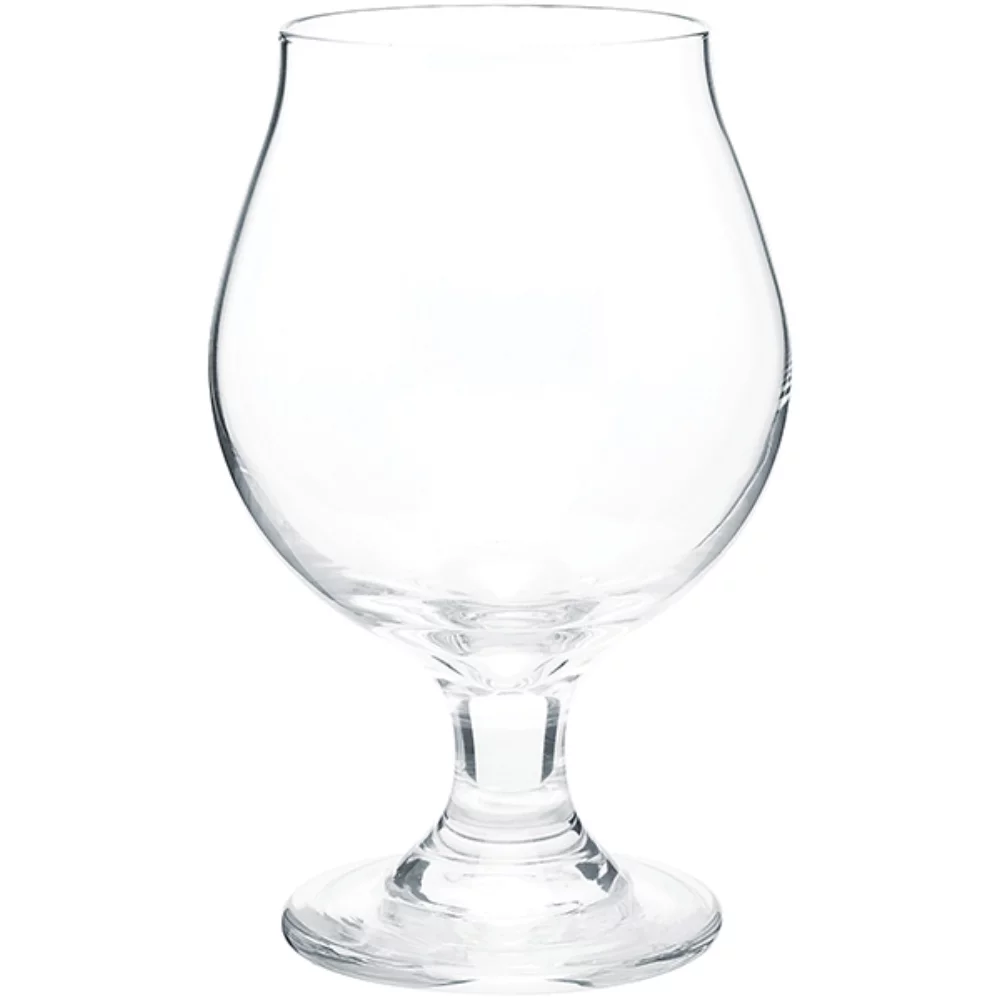 Verre à bière belge de 16 oz (transparent)