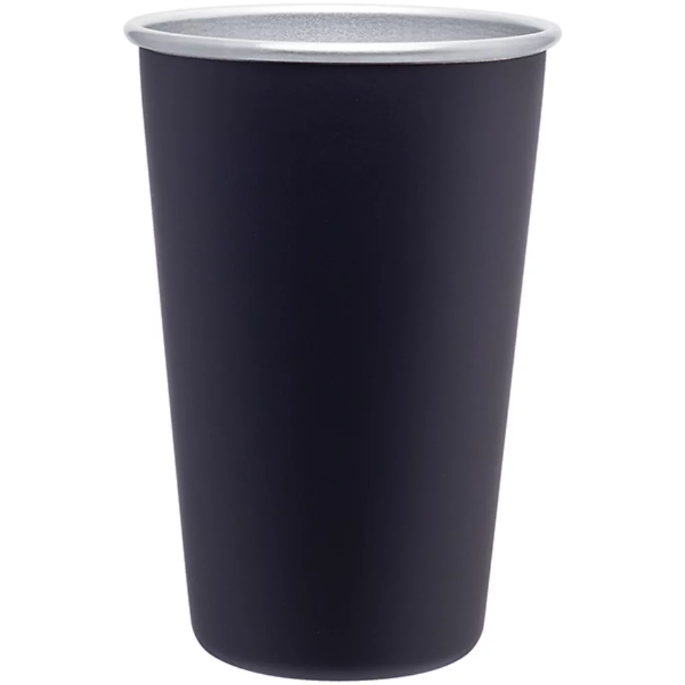 Pinte en acier inoxydable de 16 oz (noir mat)