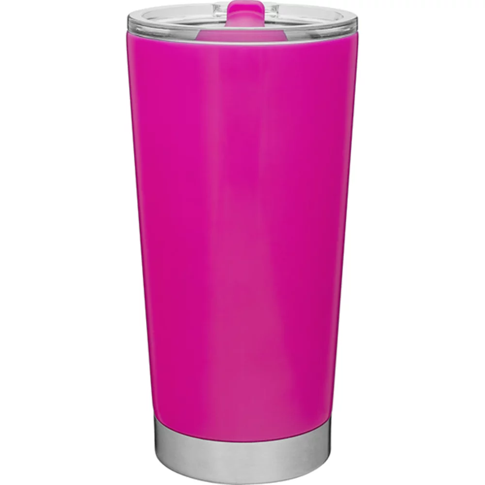 Tumbler givré de 20 oz (rose néon)