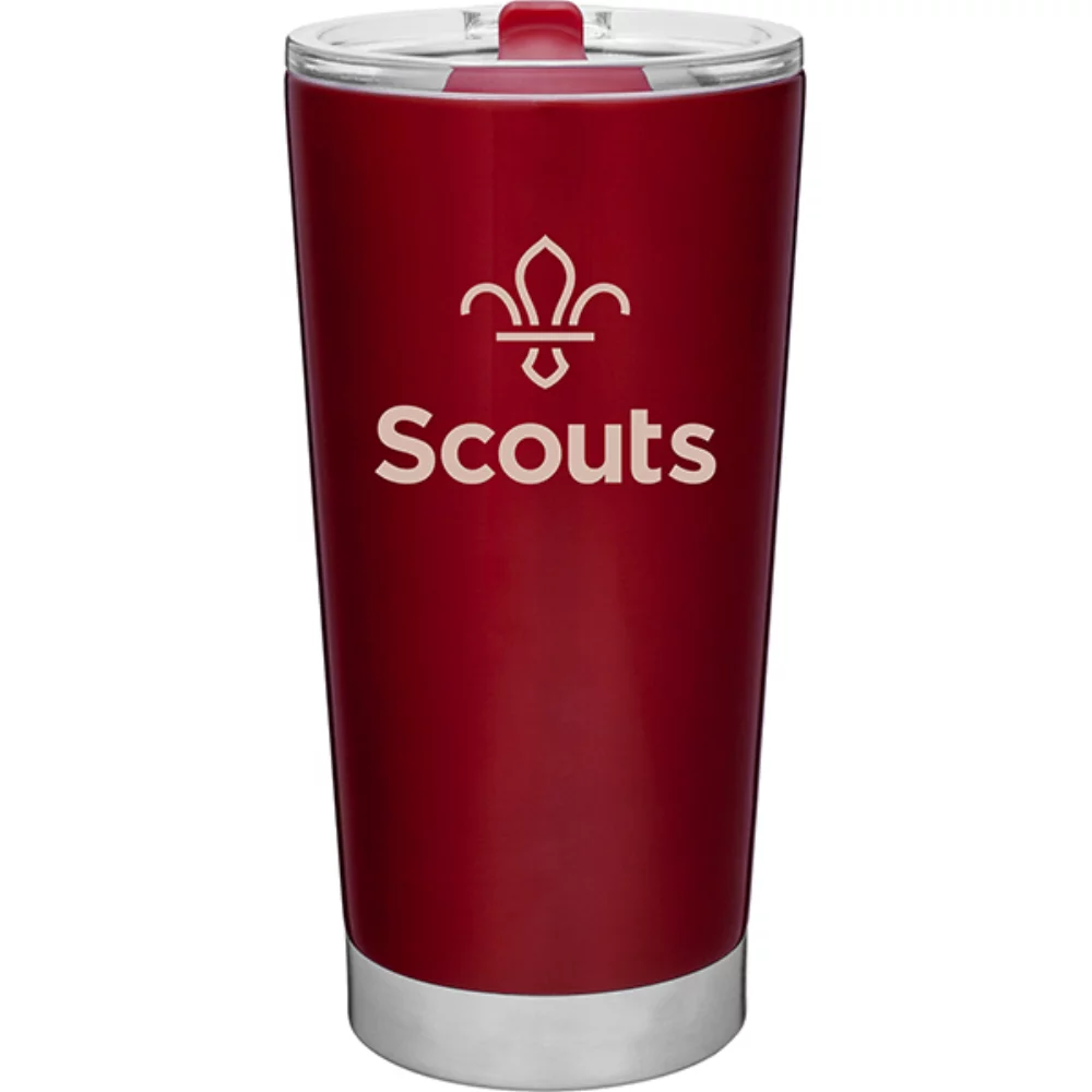 Tumbler givré de 20 oz (rouge)