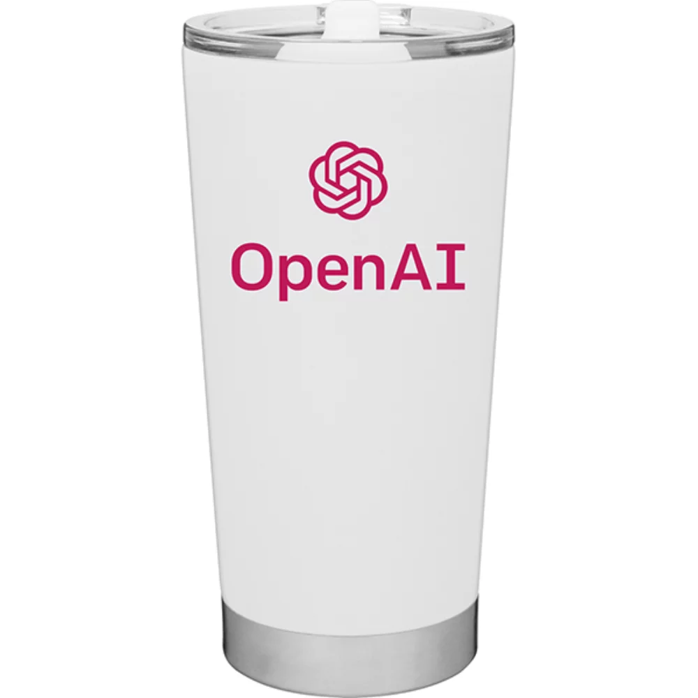 Tumbler givré de 20 oz (blanc)