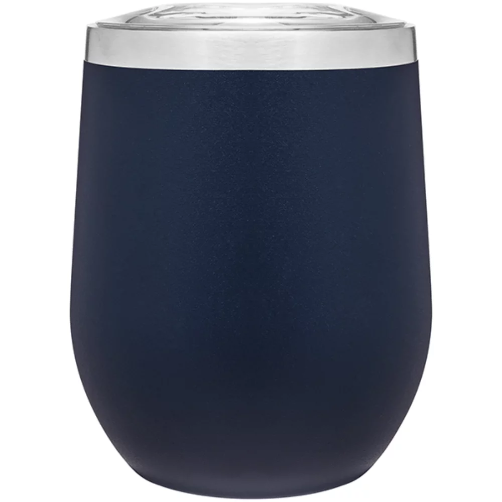 Tumbler Cece de 12 oz (bleu marine mat)