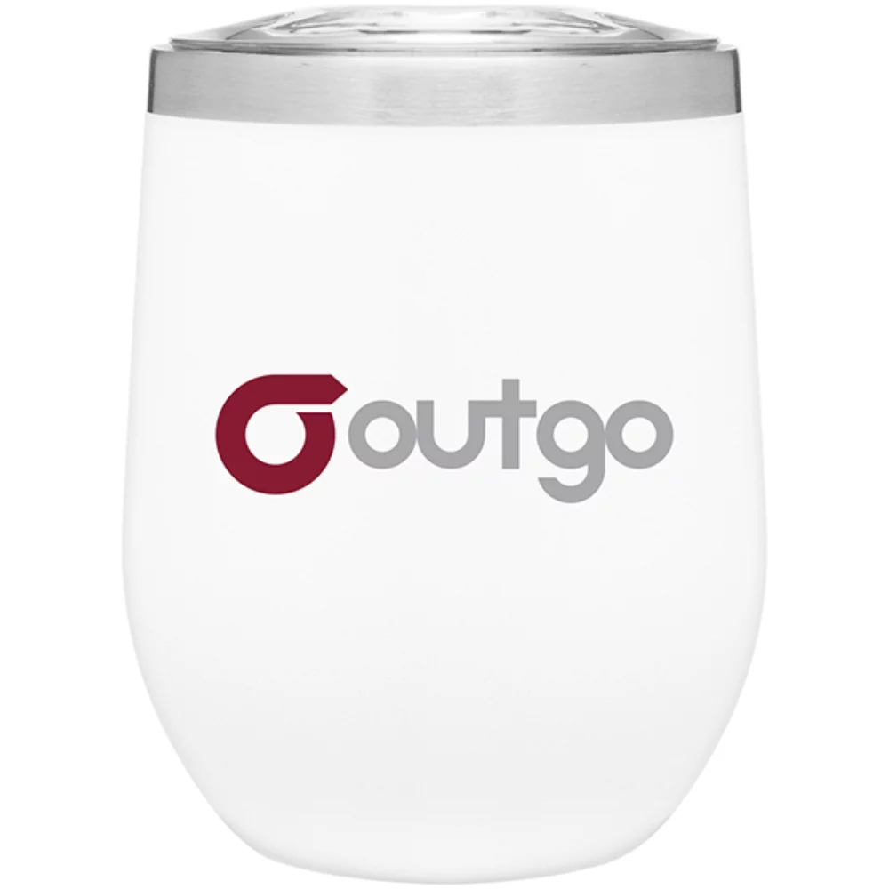 Tumbler Cece de 12 oz (blanc mat)
