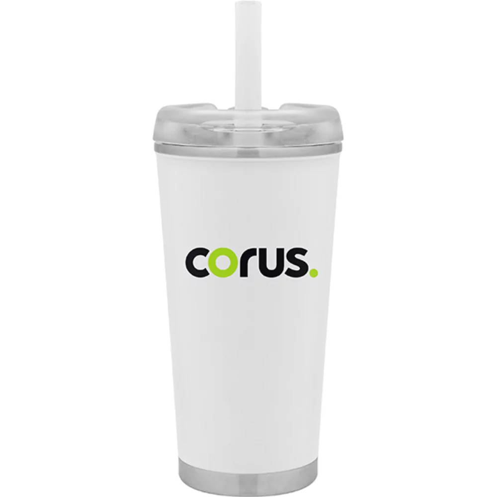 Verre Brooklyn de 16,9 oz (blanc mat)